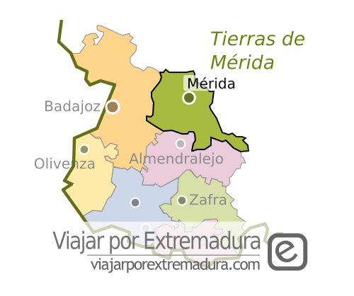 Merida and surrounding area