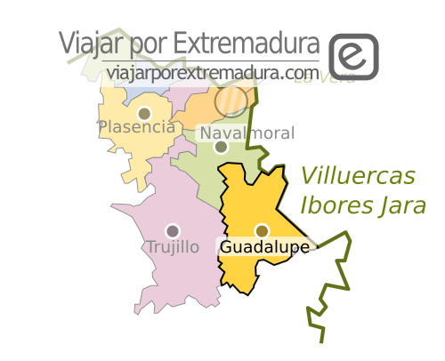 Ibores, a region of Villuercas Ibores Jara Geopark