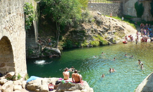 Natural swimming pools in La Vera