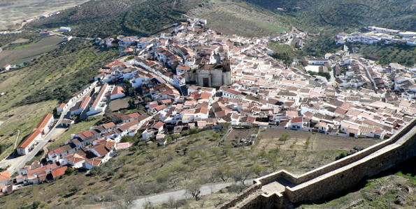 Feria town from the castle