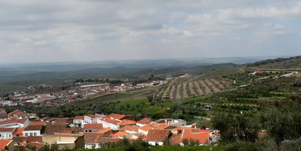 Hornachos landscape near Sierra Grande